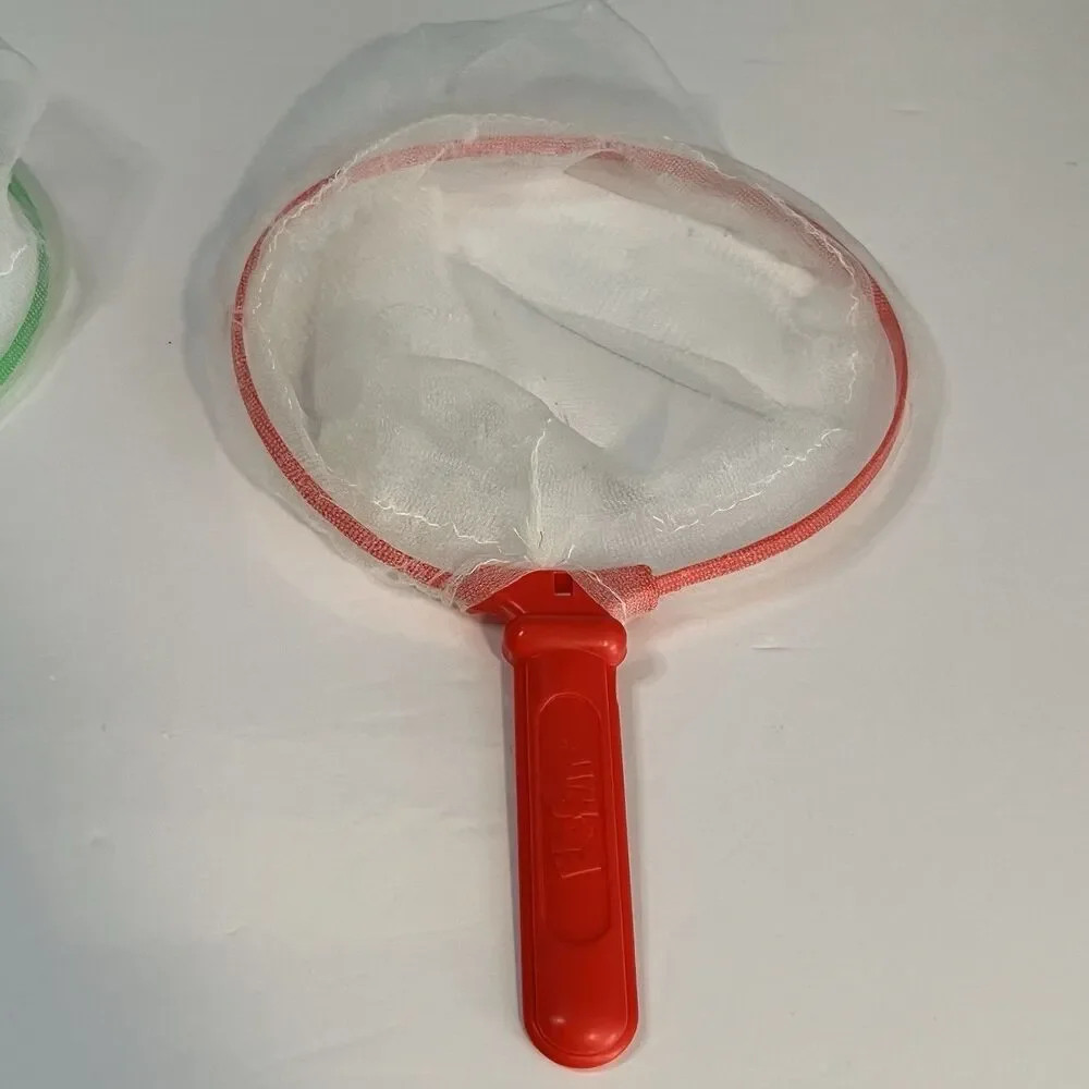Elefun Replacement Catcher Nets Hasbro 2002 Green & Red Mesh Clean